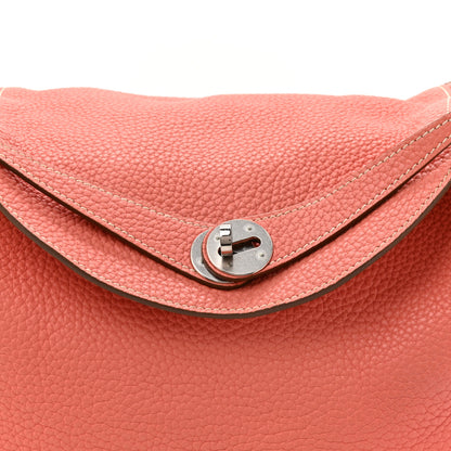 Hermes Taurillon Clemence Lindy 30 Crevette 8 of 13
