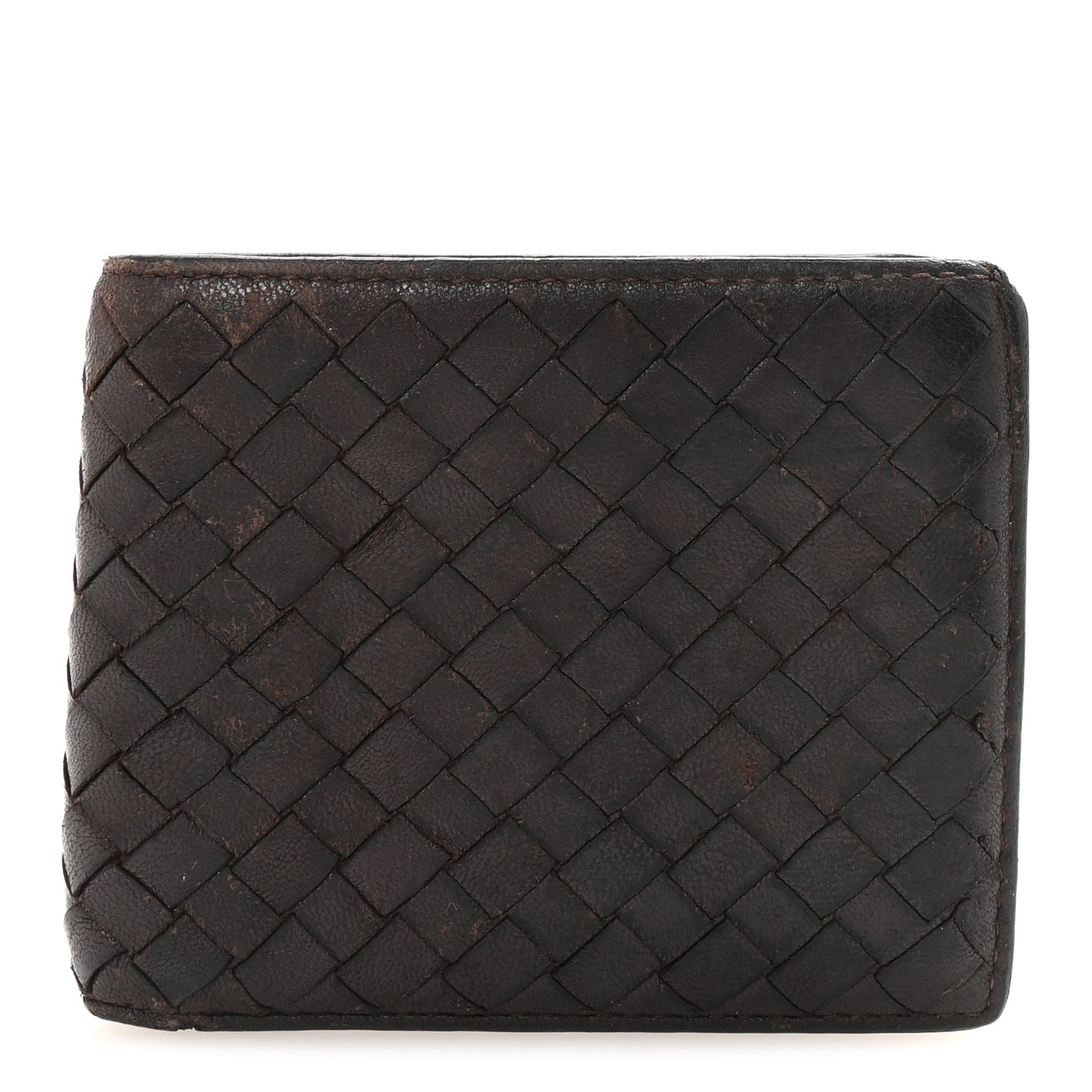 Nappa Intrecciato Bi-Fold Wallet Ebene