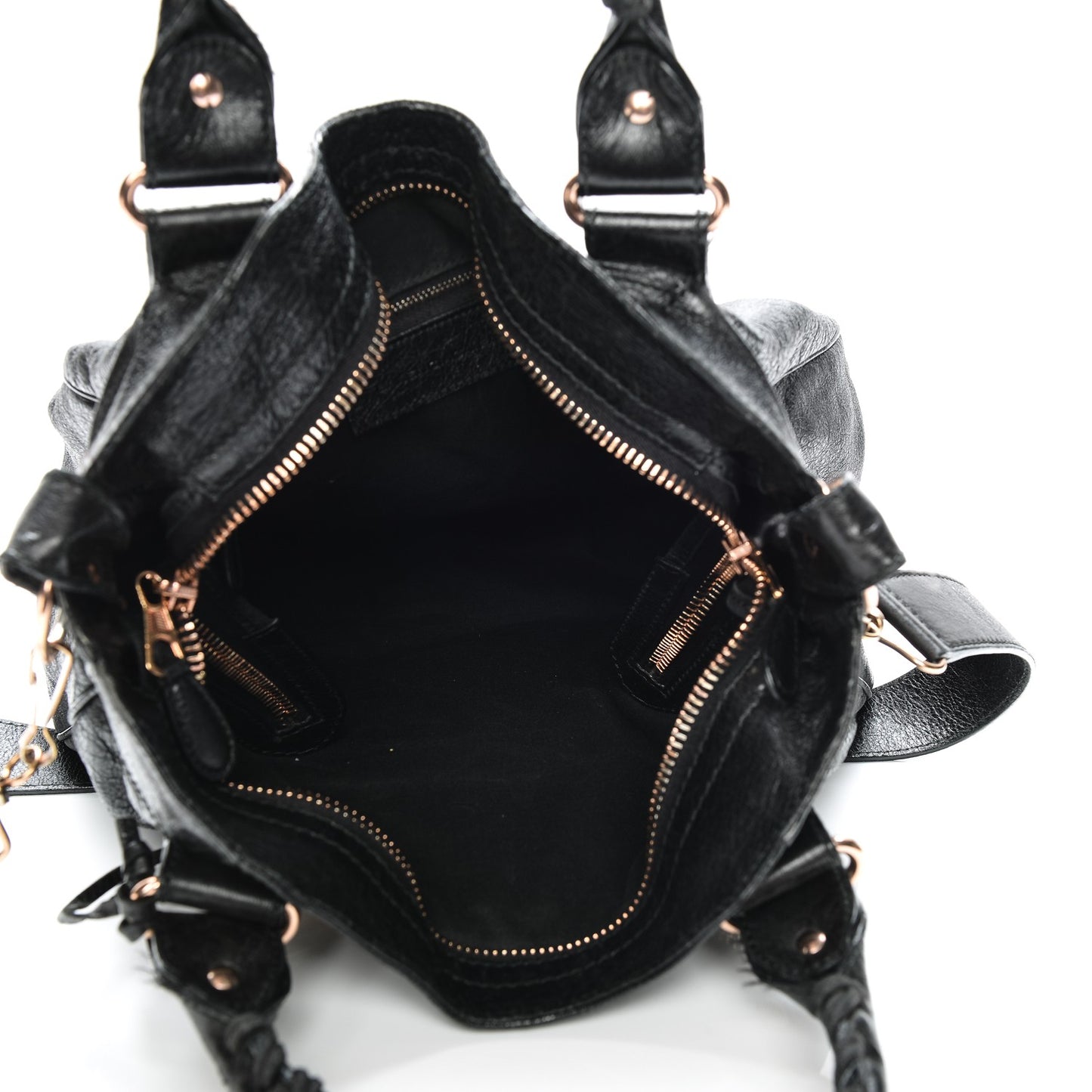 Agneau Giant 21 Rose Gold Hardware Velo Black
