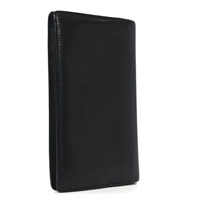 Chanel Grained Calfskin CC Button Yen Wallet Black 3 of 8