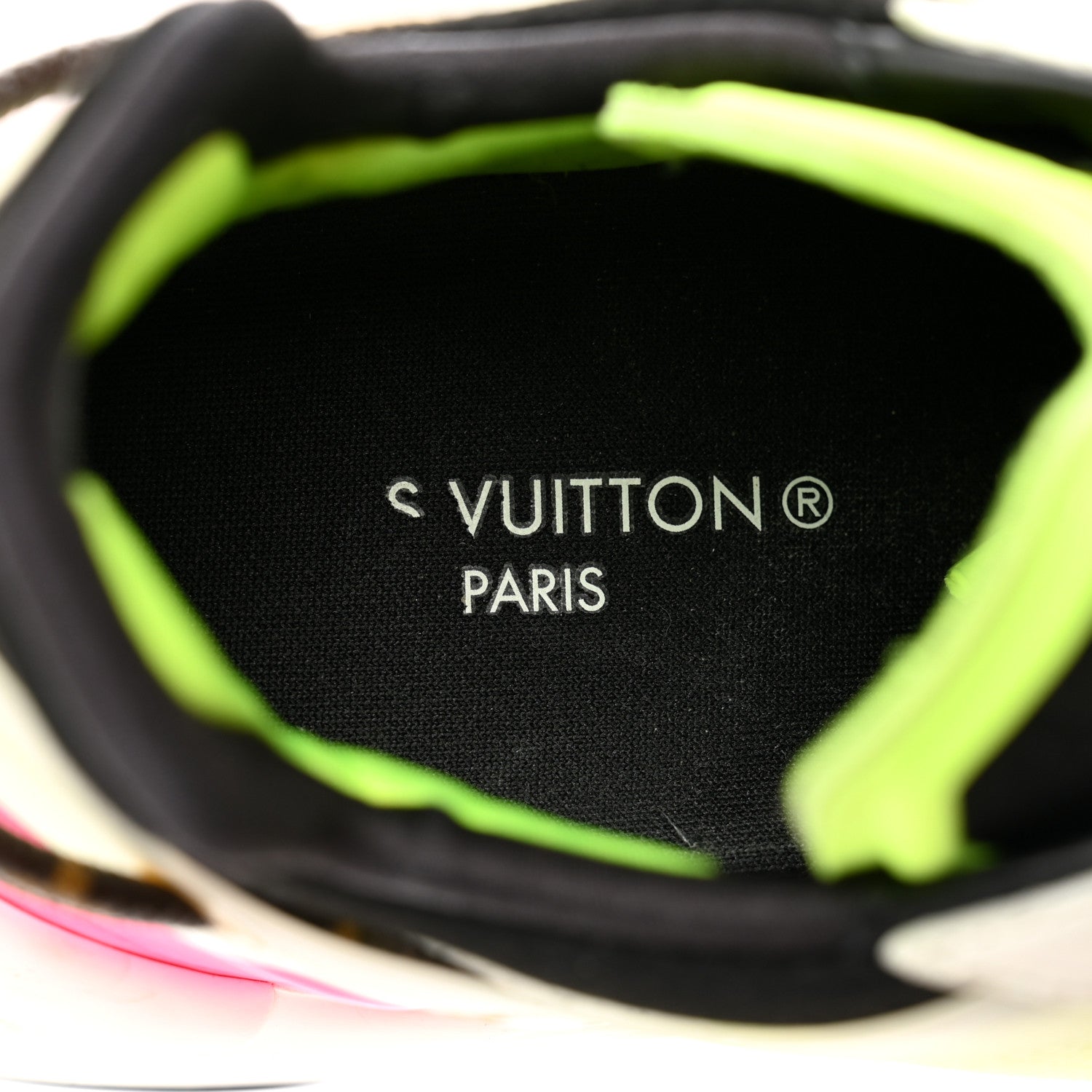 Louis Vuitton Monogram Calfskin Run 55 Sneakers 36 Pink White Yellow 8 of 10