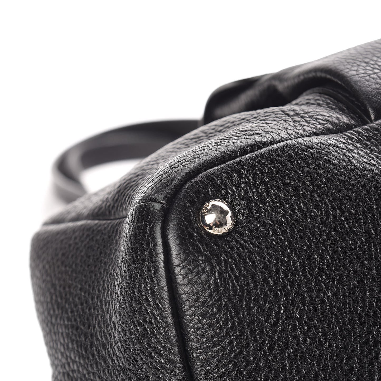 Vitello Daino Pocket Tote Black