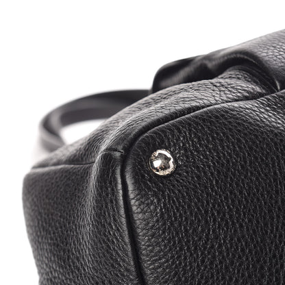 Prada Vitello Daino Pocket Tote Black 8 of 13
