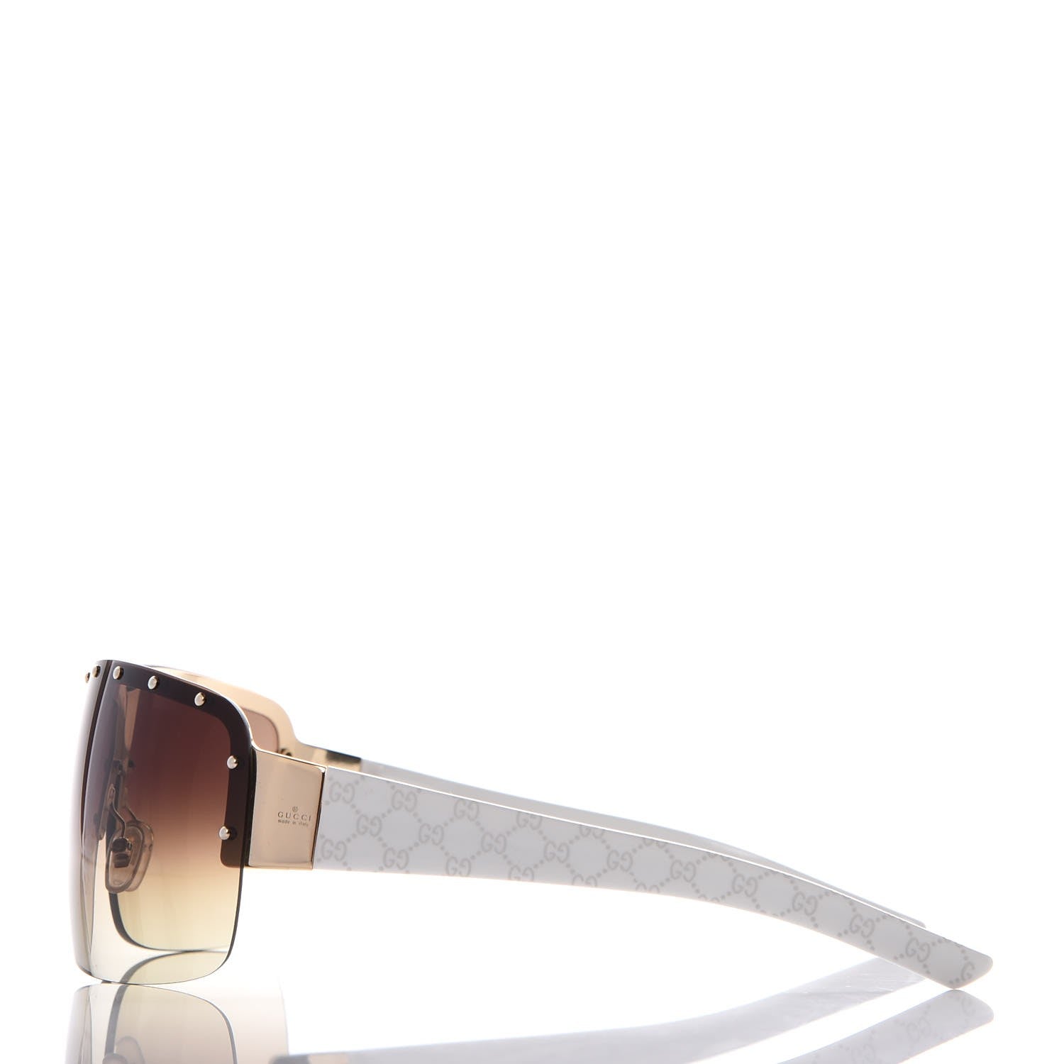 Gucci Studded Sunglasses 1819S White 3 of 8