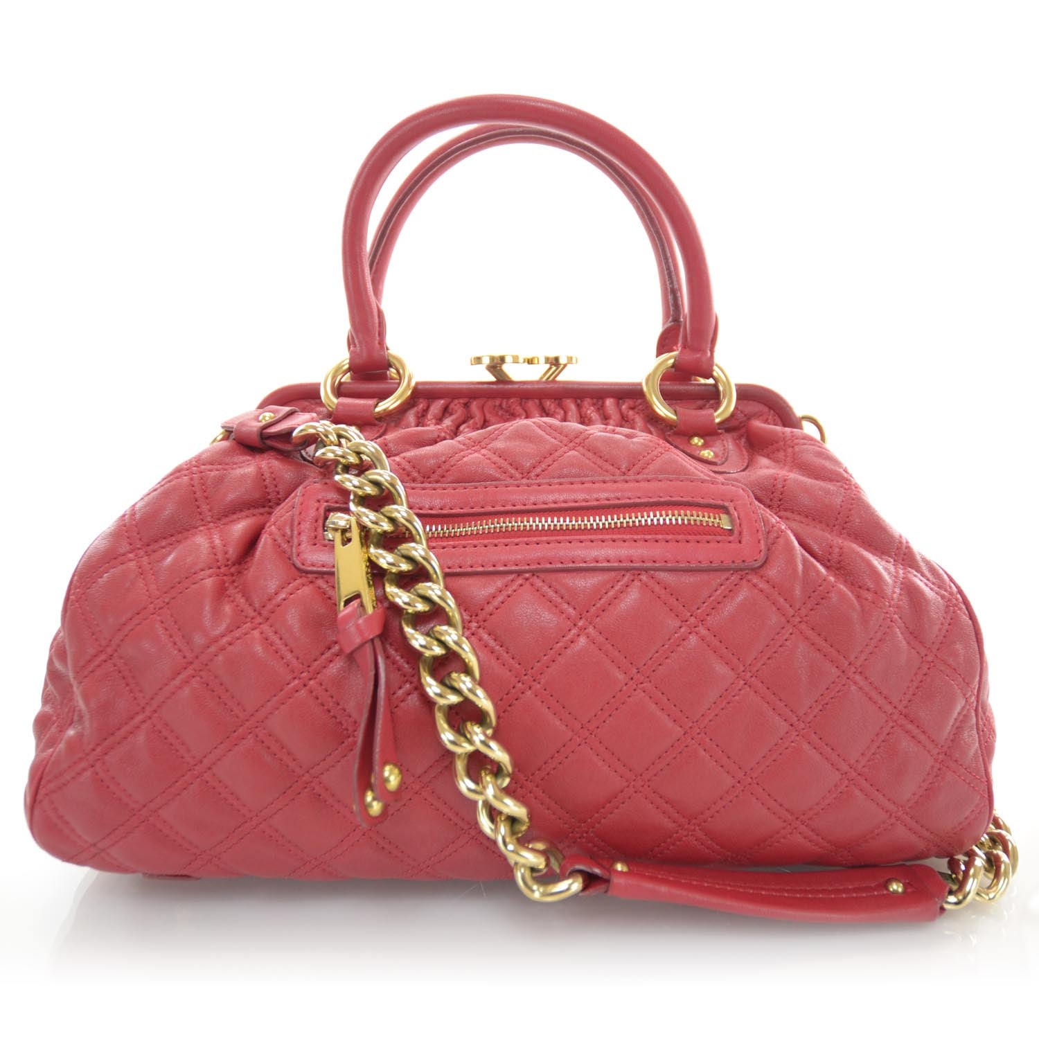 Marc Jacobs Quilted Leather Stam Red 1 of 7