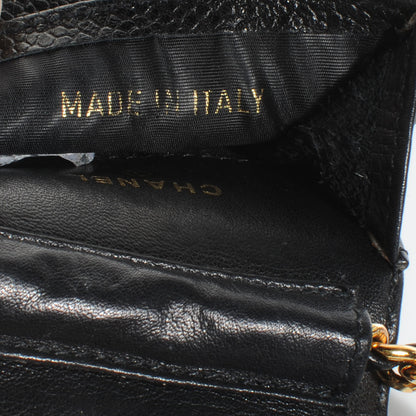 Chanel Caviar Cell Phone Case Messenger Black 7 of 7