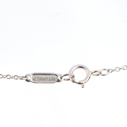 Tiffany 18K White Gold Diamond Signature X Pendant Necklace 4 of 6