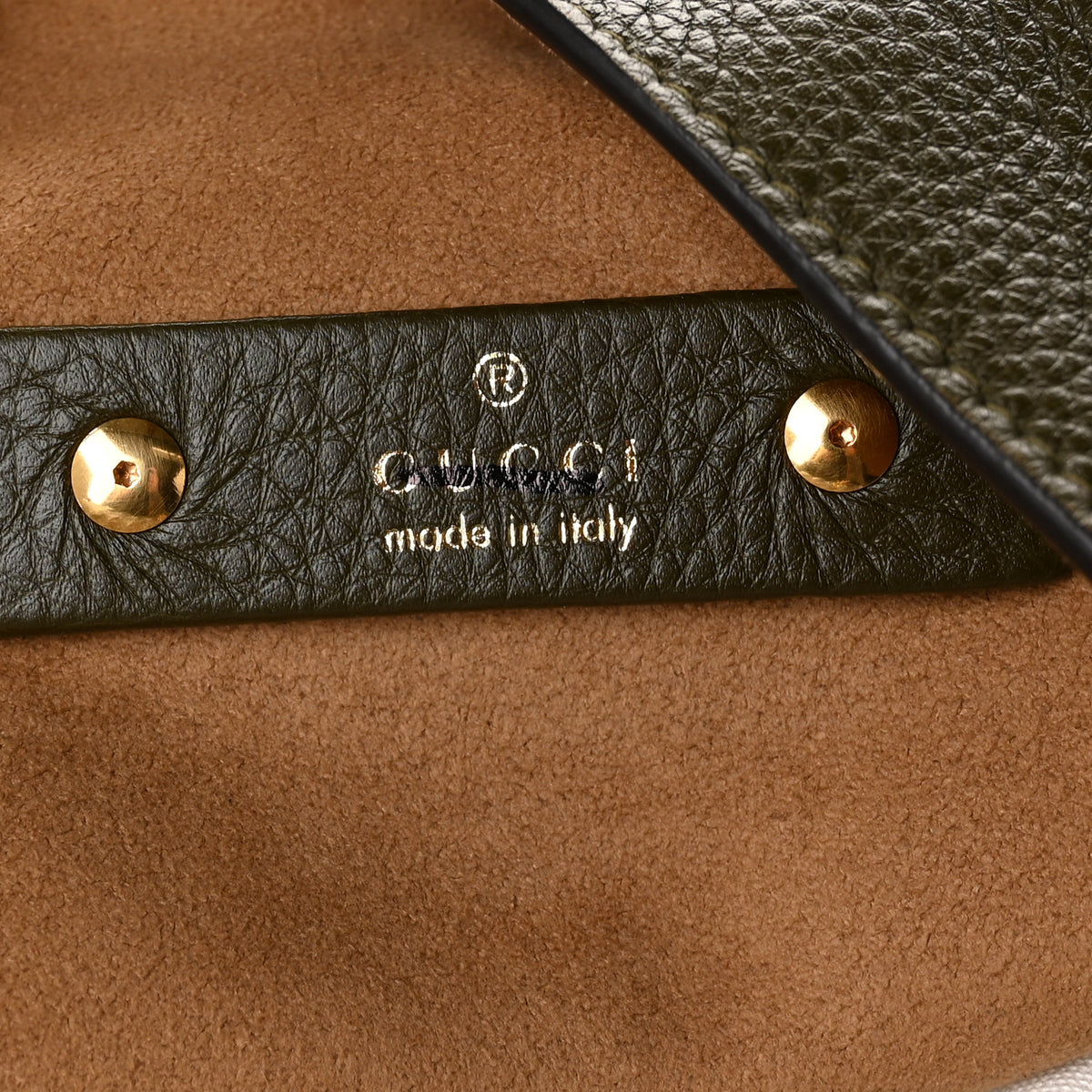 Grained Calfskin Softbit Maxi Shoulder Bag Forest Green