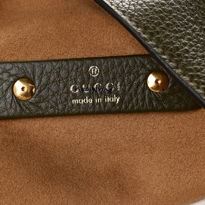 Gucci Grained Calfskin Softbit Maxi Shoulder Bag Forest Green 6 of 10