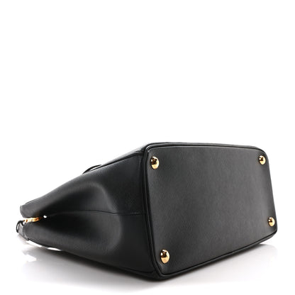 Prada Saffiano Lux Large Galleria Double Zip Tote Black 4 of 10