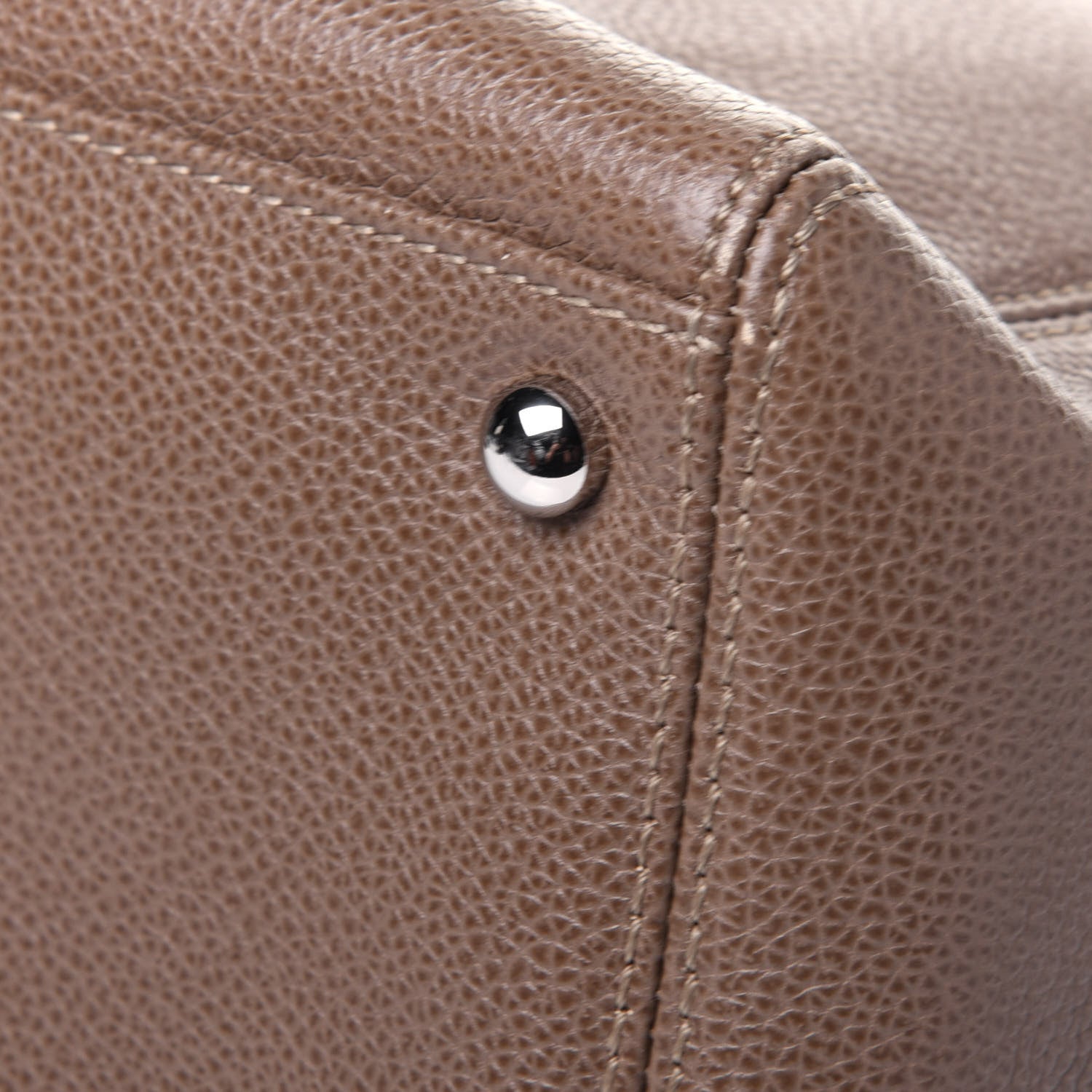 Chanel Calfskin Cerf Executive Shopper Tote Light Brown 12 of 16