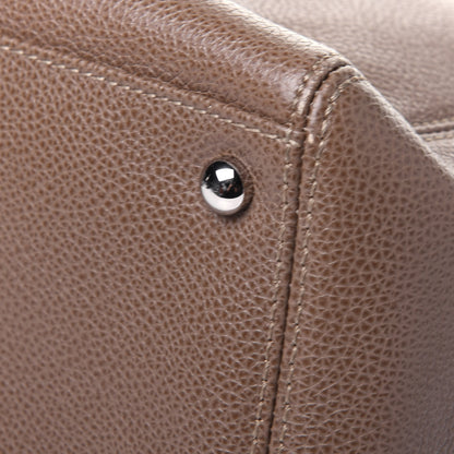 Chanel Calfskin Cerf Executive Shopper Tote Light Brown 12 of 16
