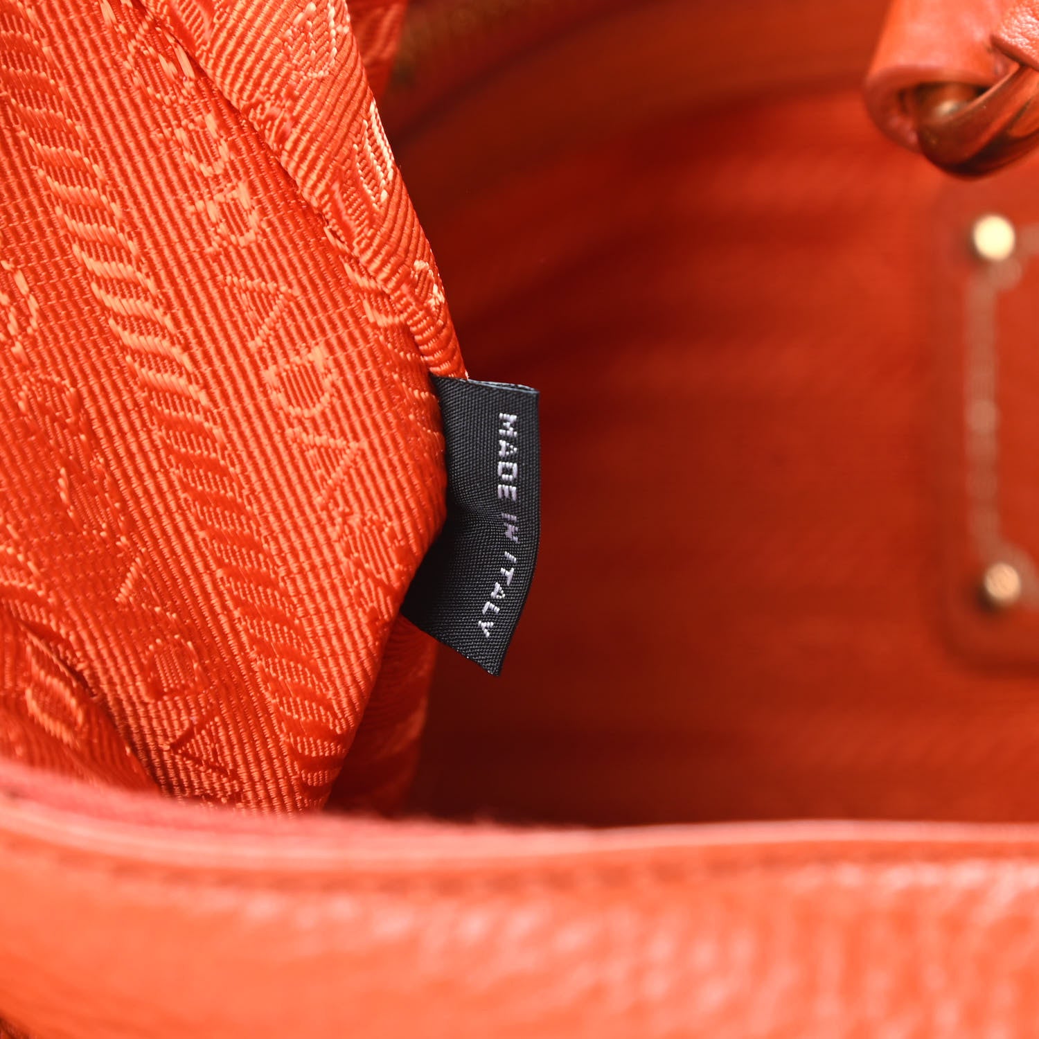 Prada Vitello Daino Hobo Papaya 7 of 13