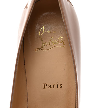 Christian Louboutin Patent Simple 100 Pumps 38.5 Nude 6 of 8