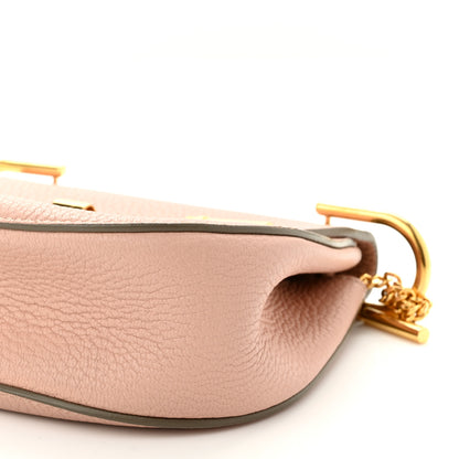 Chloe Grained Lambskin Mini Drew Shoulder Bag Misty Rose 9 of 11