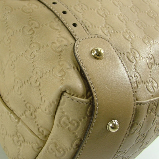 Guccissima GG Leather Pelham Tote Beige