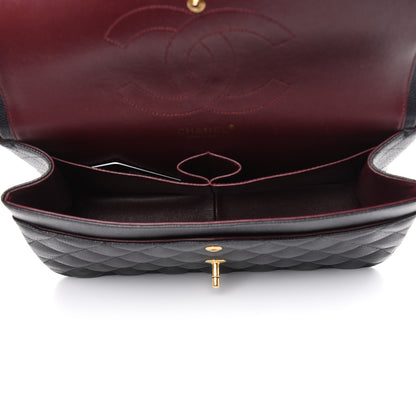 Chanel Caviar Quilted Jumbo Double Flap Black 5 of 10