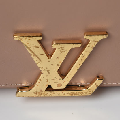 Louis Vuitton Calfskin Chain Louise MM Nude 10 of 10