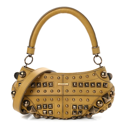 Burberry Prorsum Calfskin Studded Cadet Sling Bag Yellow Ocre 1 of 10