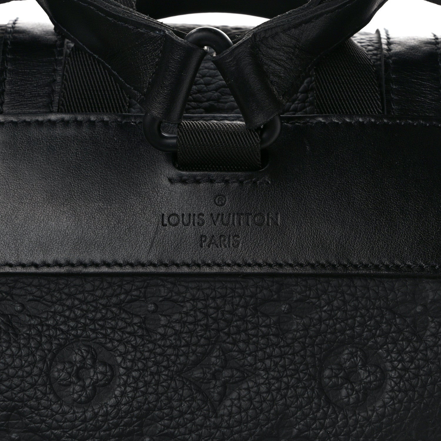 Louis Vuitton LOUIS VUITTON Taurillon Monogram Christopher MM Backpack Black 11 of 11