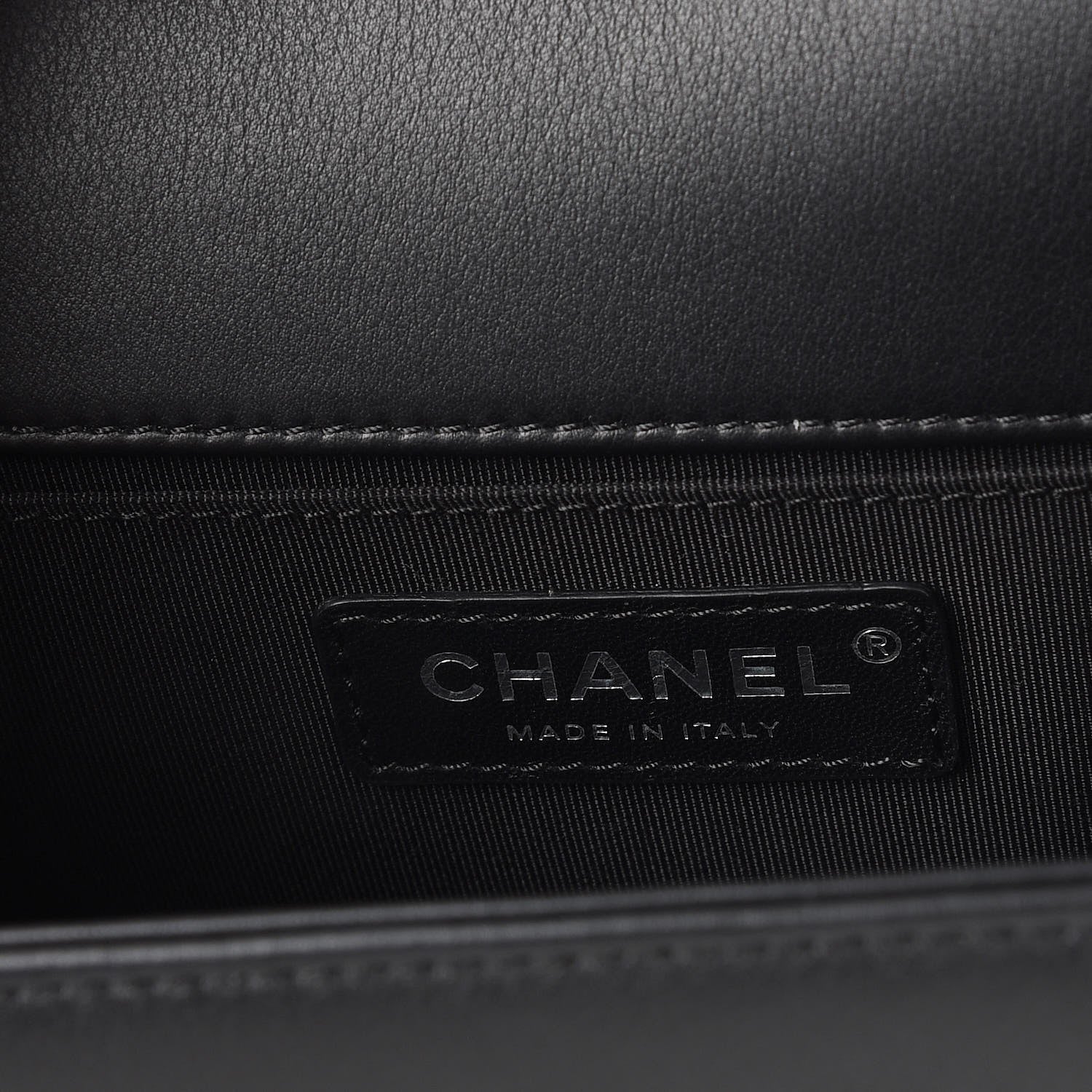 Chanel Calfskin Quilted Medium Boy Flap Black 6 of 9