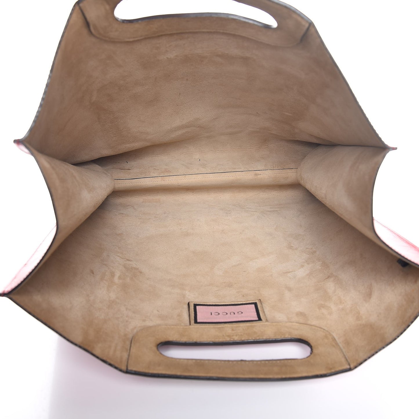 Calfskin GucciGhost Real Large XL Tote Hibiscus Red
