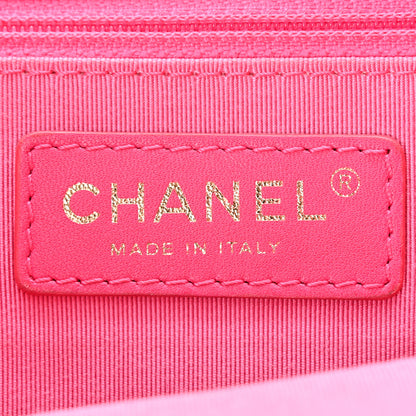 Chanel Lambskin Quilted Medium Mademoiselle Chic Flap Pink 6 of 17