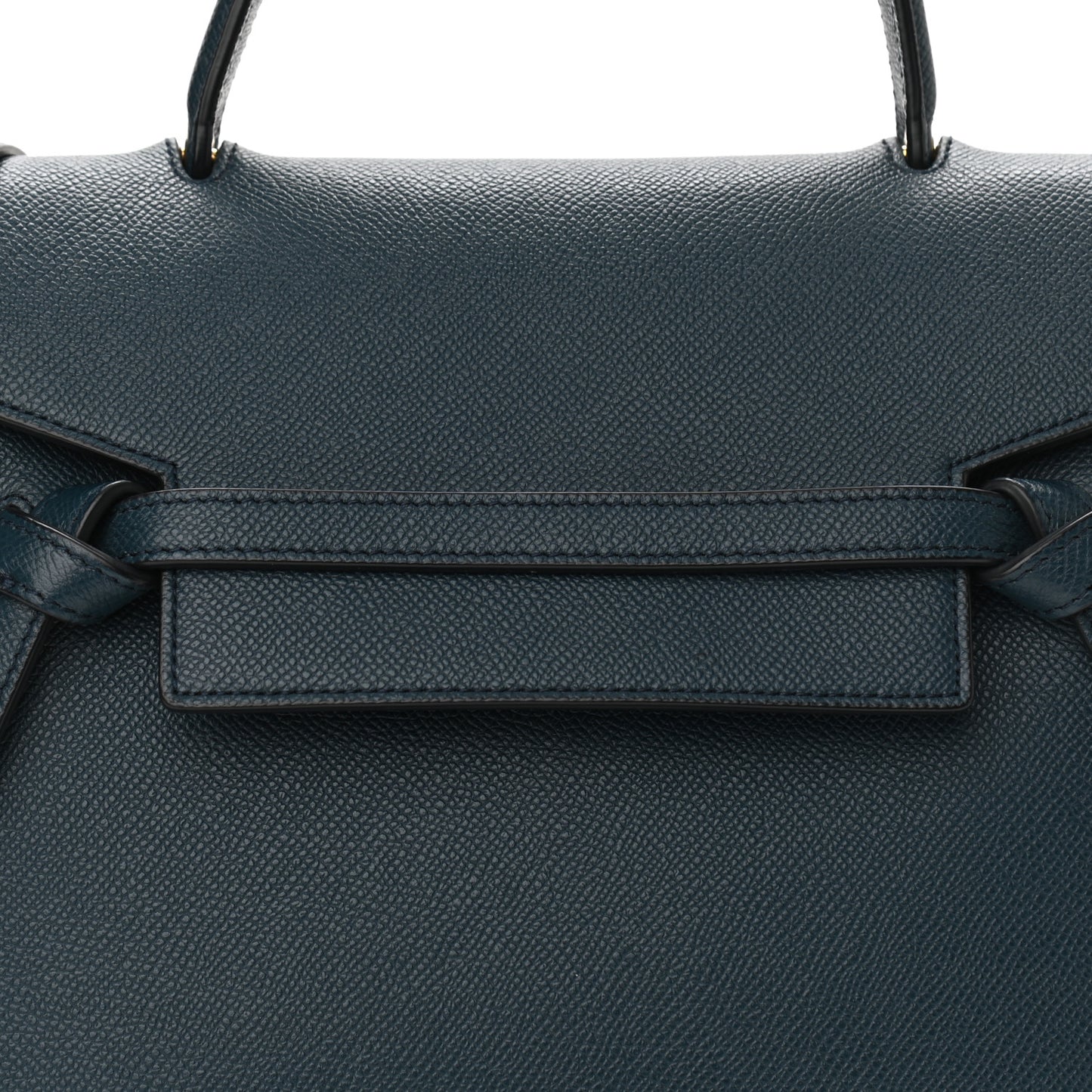 Baby Grained Calfskin Micro Belt Bag Abyss Blue