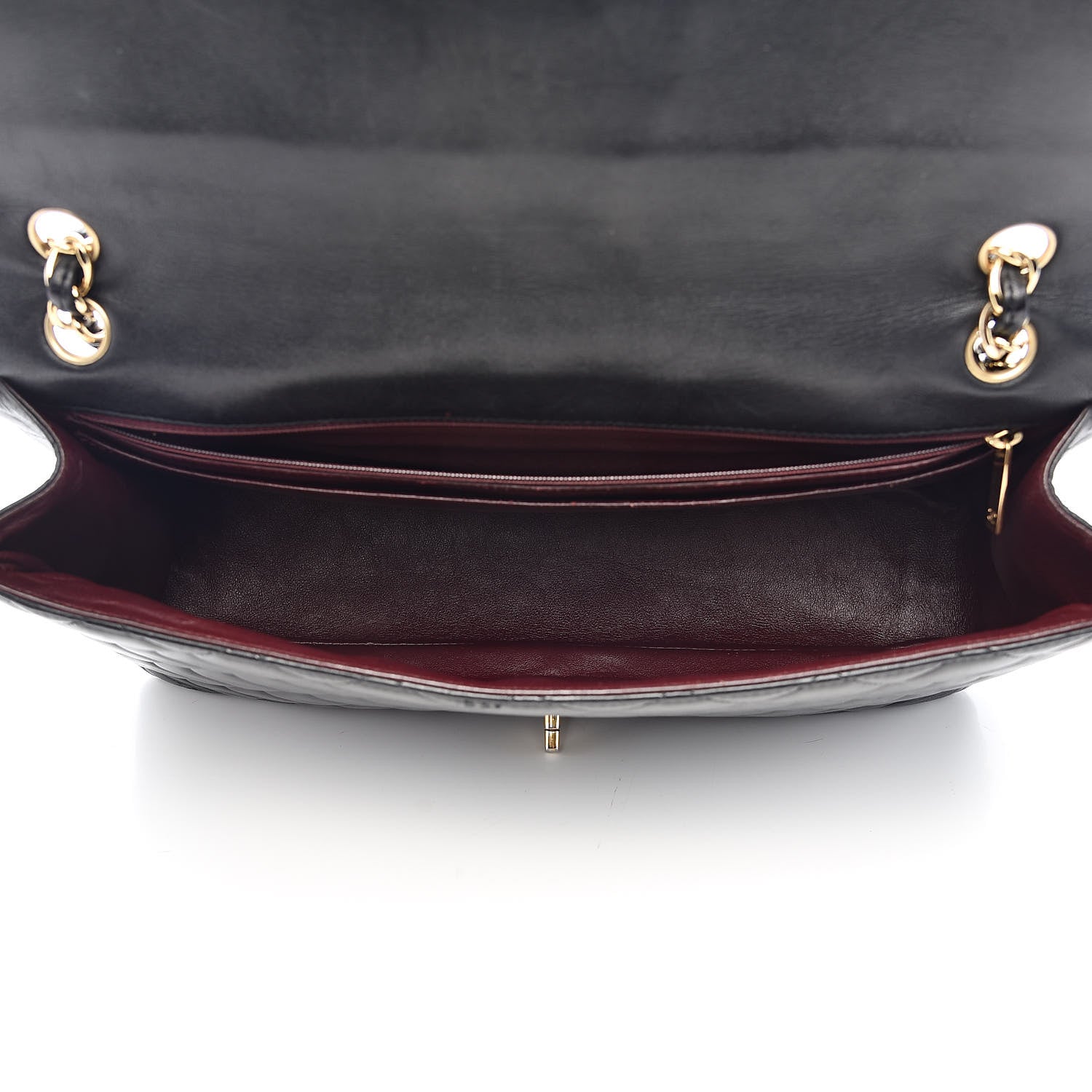 Chanel Lambskin Quilted Maxi Single Flap Black 5 of 19