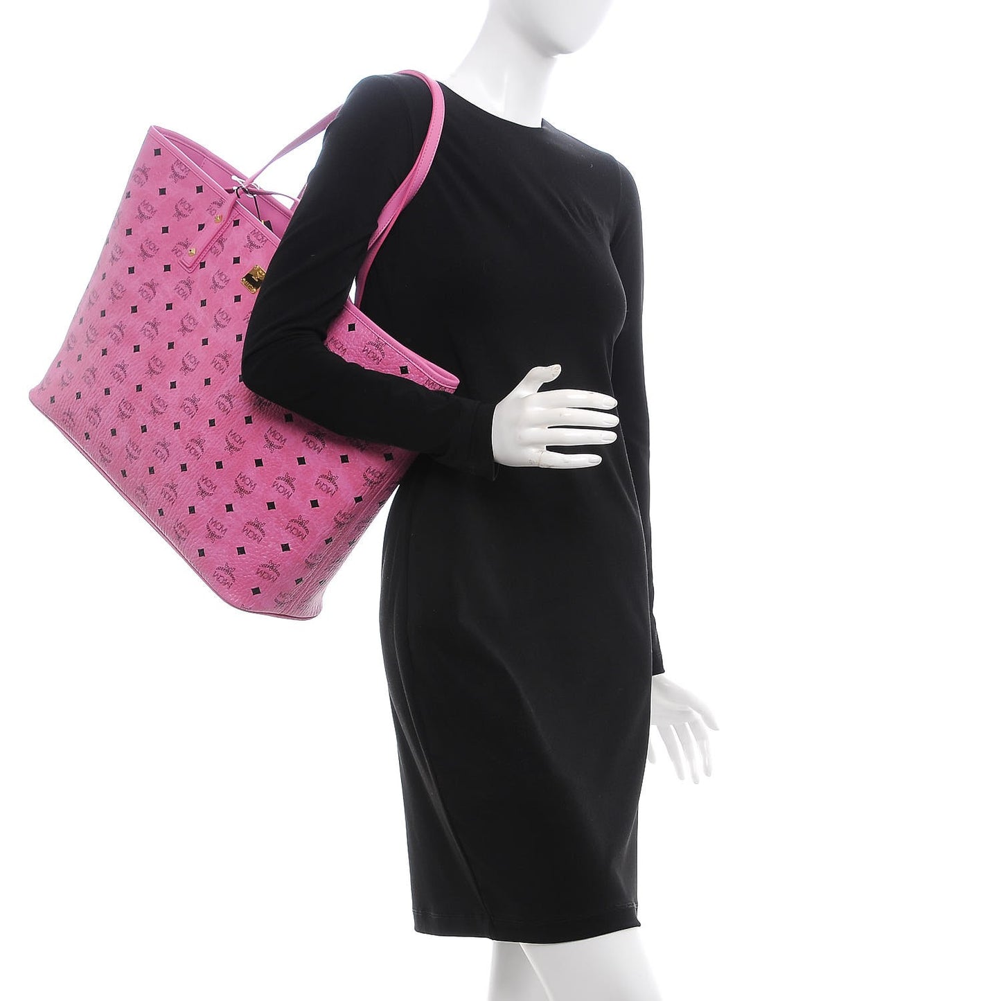 Visetos Large Anya Shopper Tote Pink