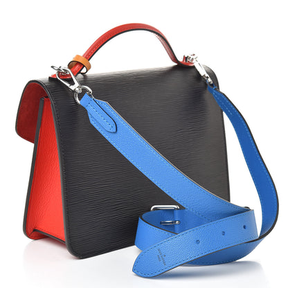 Louis Vuitton Epi Neo Monceau Black Coquelicot Blue Roi Safran 3 of 9