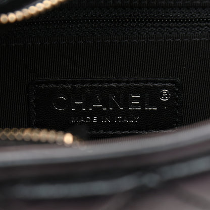 Chanel Iridescent Aged Calfskin Quilted Small Gabrielle Hobo Black 10 of 21