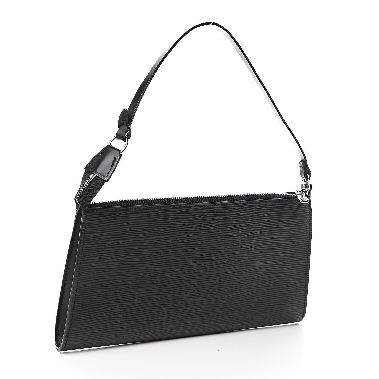 Louis Vuitton Epi Pochette Accessories 24 Black 3 of 10