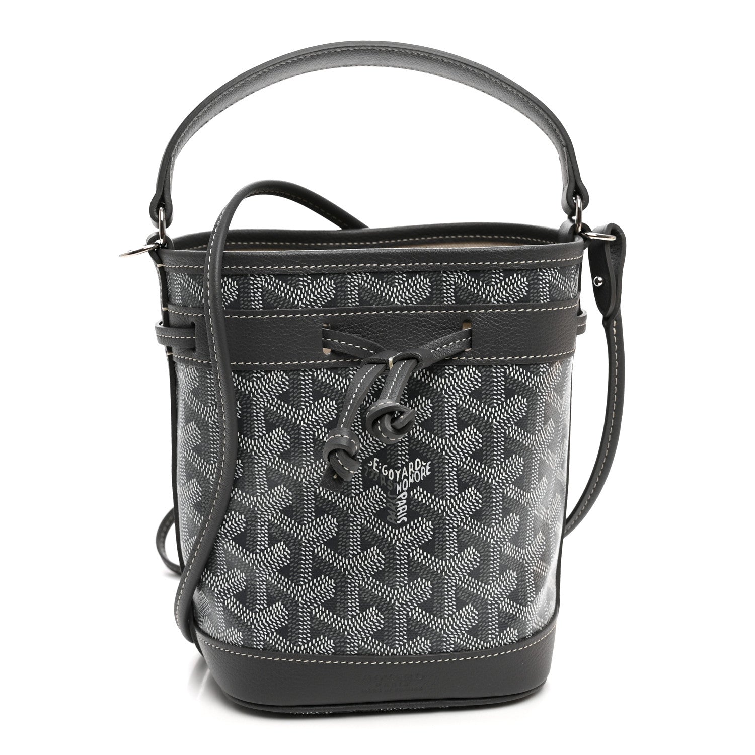 Goyard Goyardine Petit Flot Mini Bucket Bag Grey 1 of 10
