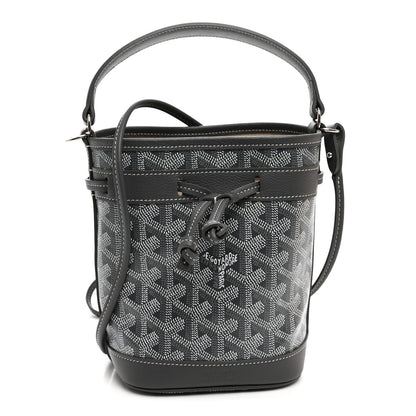 Goyard Goyardine Petit Flot Mini Bucket Bag Grey 1 of 10