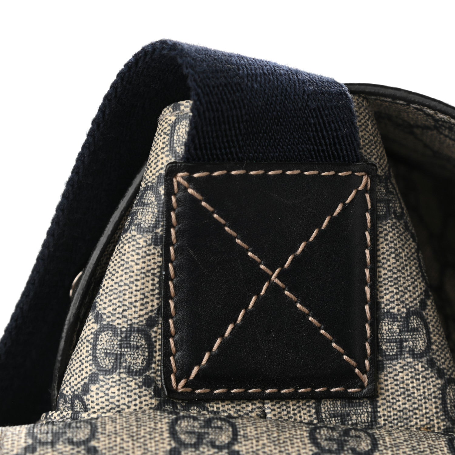Gucci GG Plus Monogram Messenger Diaper Bag Navy 13 of 14