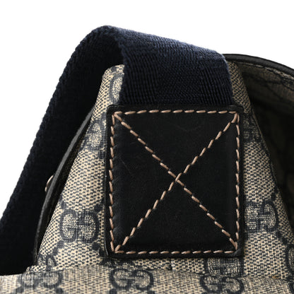 Gucci GG Plus Monogram Messenger Diaper Bag Navy 13 of 14