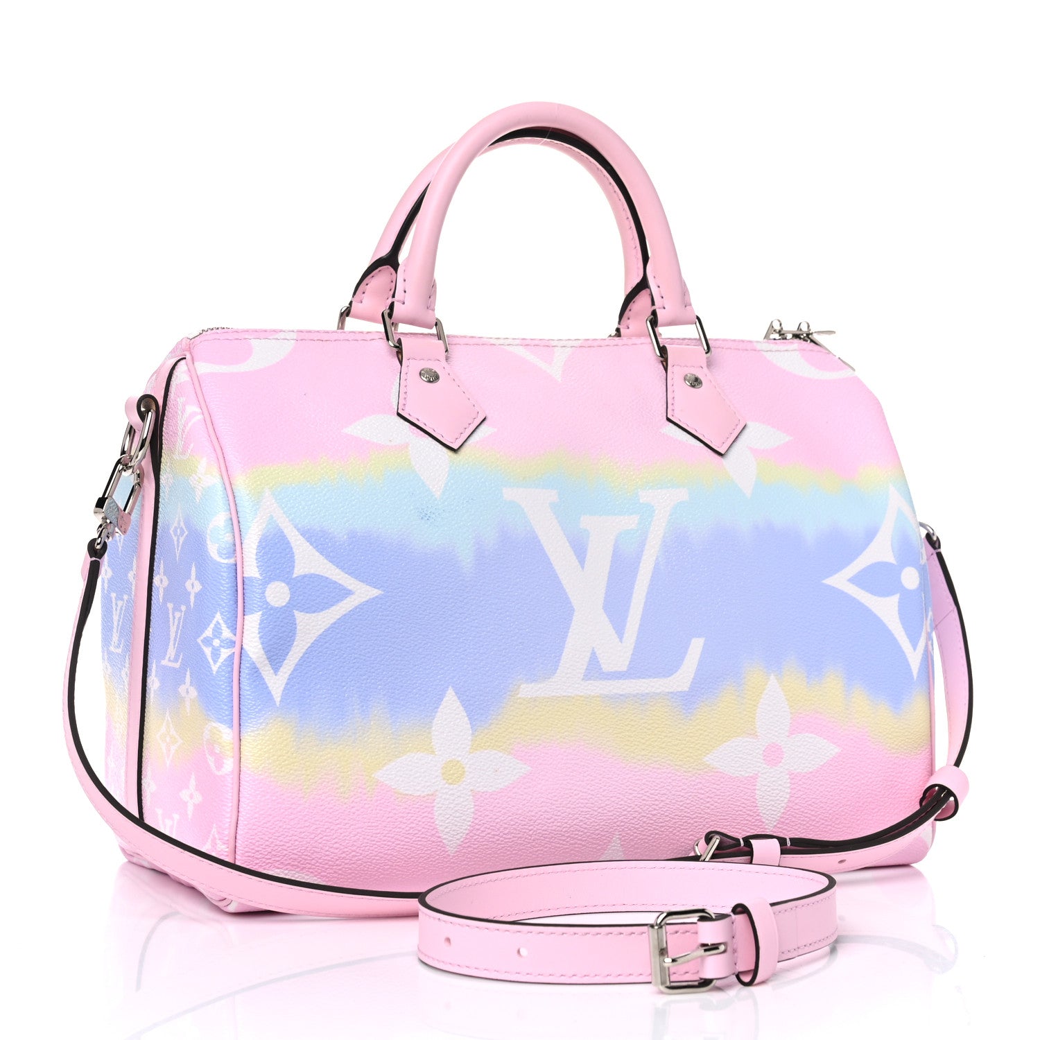 Louis Vuitton Monogram Escale Speedy Bandouliere 30 Pastel 3 of 13