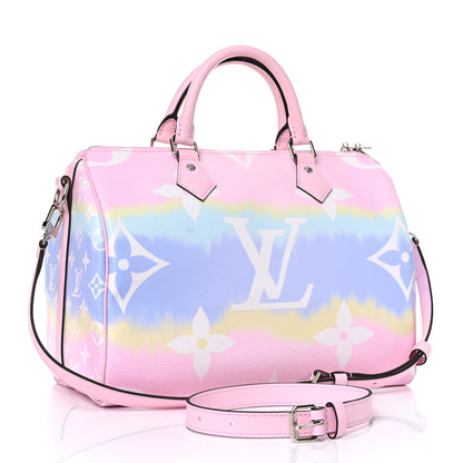 Louis Vuitton Monogram Escale Speedy Bandouliere 30 Pastel 3 of 13