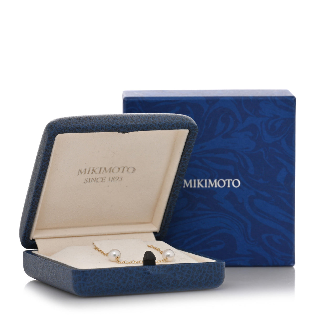 Mikimoto 18K Yellow Gold Akoya Pearl 5.5-6mm Station Necklace 5 of 5