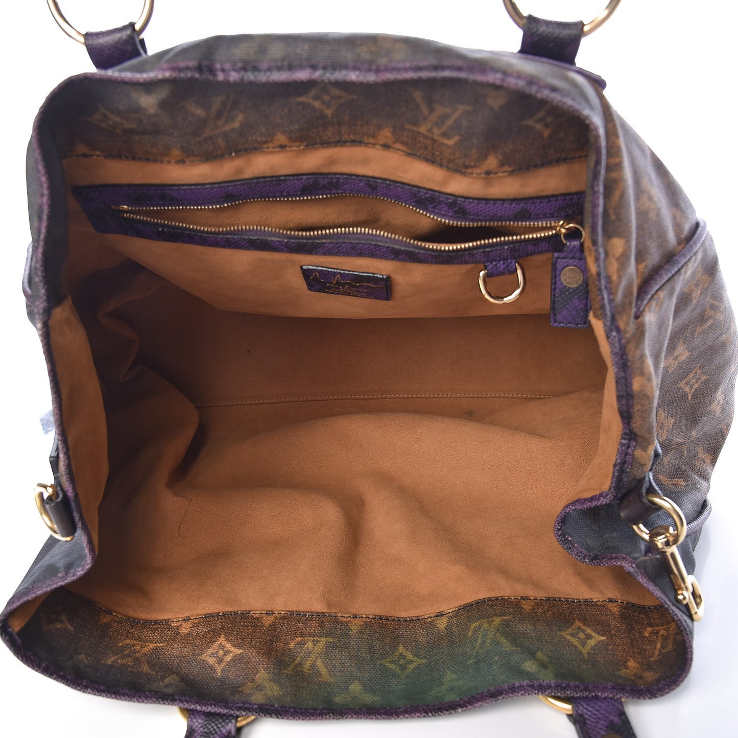 Monogram Karung Heartbreak Jokes Tote Violet