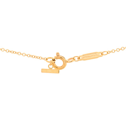 Tiffany 18K Rose Gold Small T Smile Pendant Necklace 3 of 3