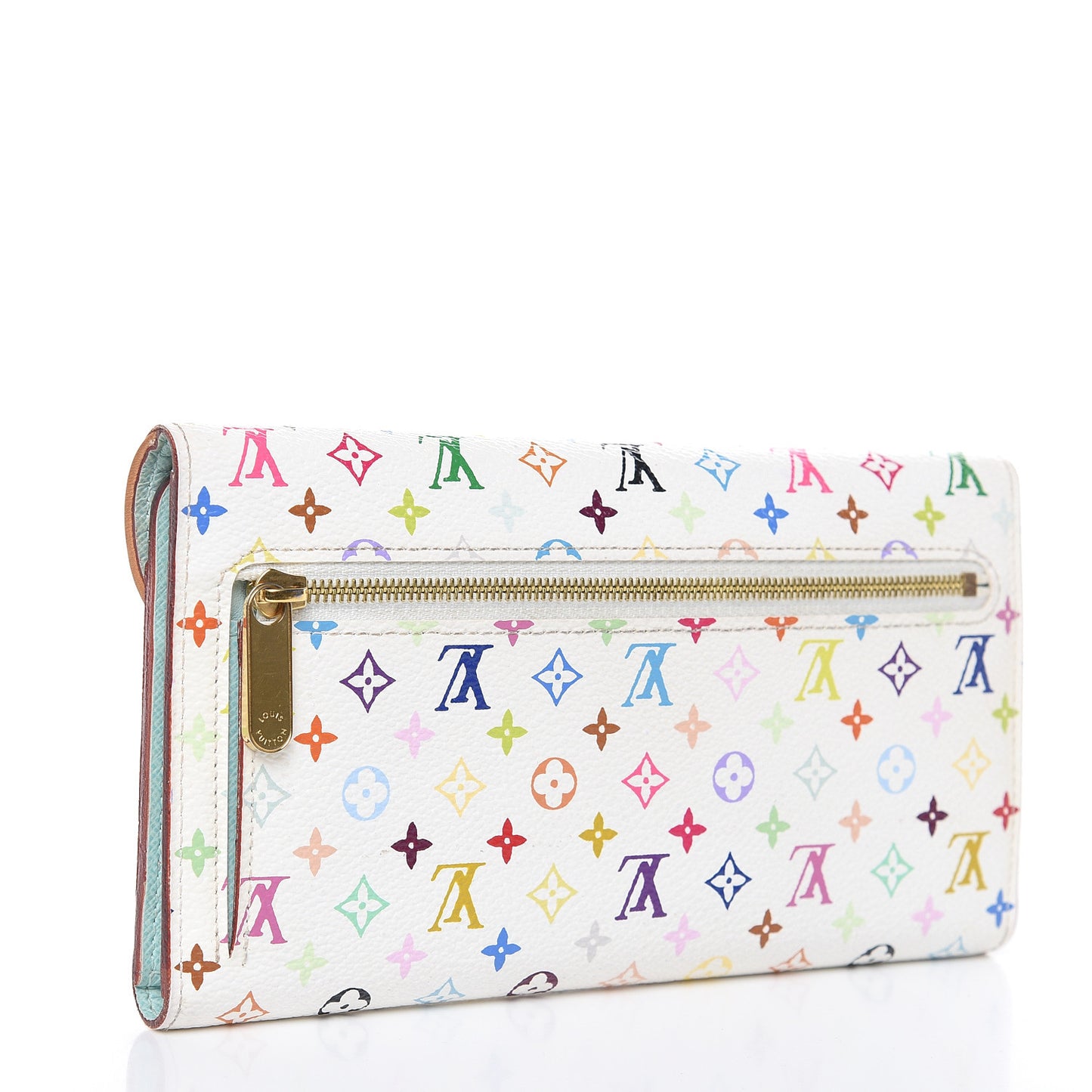 Monogram Multicolor Eugenie Wallet White Anie