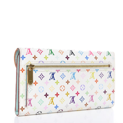 Louis Vuitton Monogram Multicolor Eugenie Wallet White Anie 3 of 11
