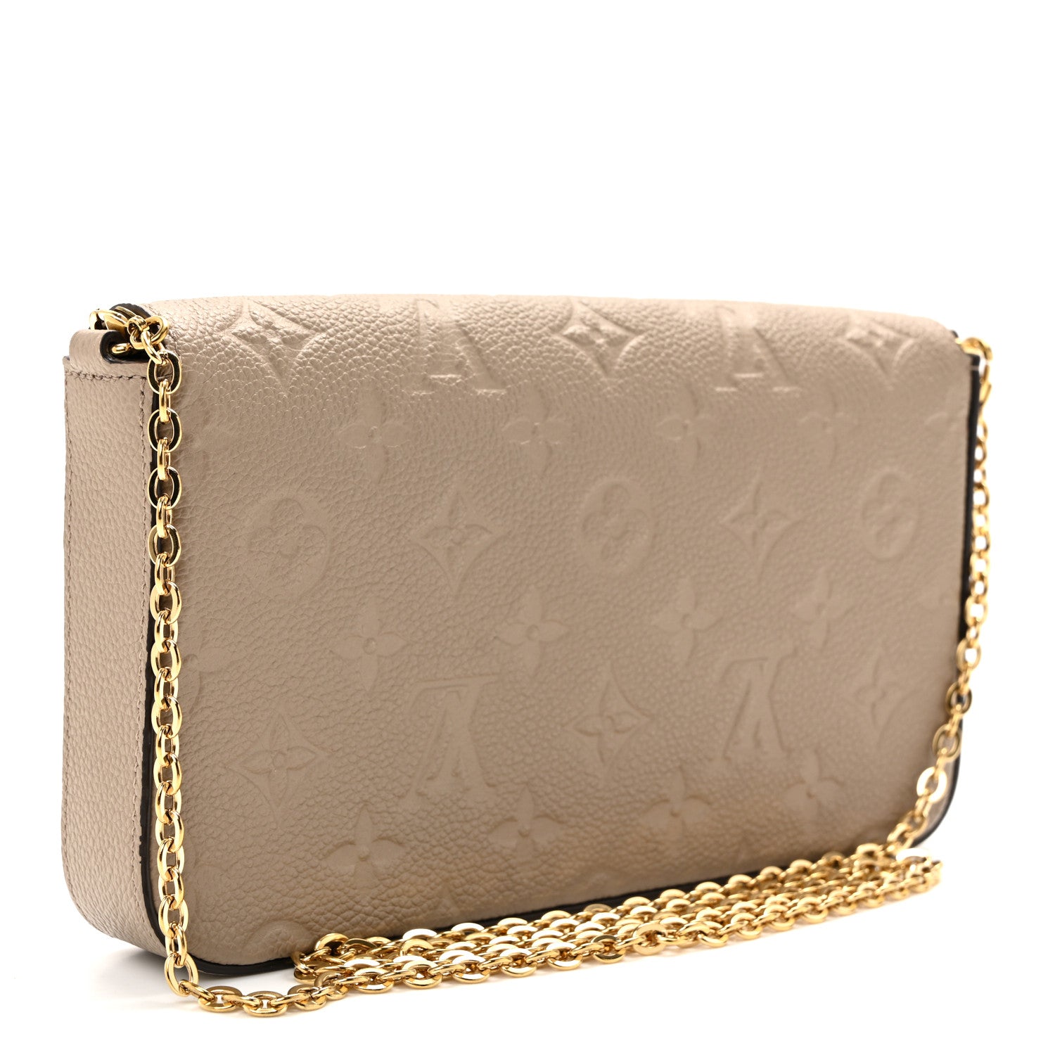 Louis Vuitton Empreinte Pochette Felicie Chain Wallet Tourterelle 3 of 11