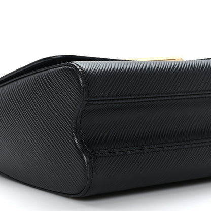 Louis Vuitton Epi Twist Braided Strap Shoulder Bag MM Black 8 of 9