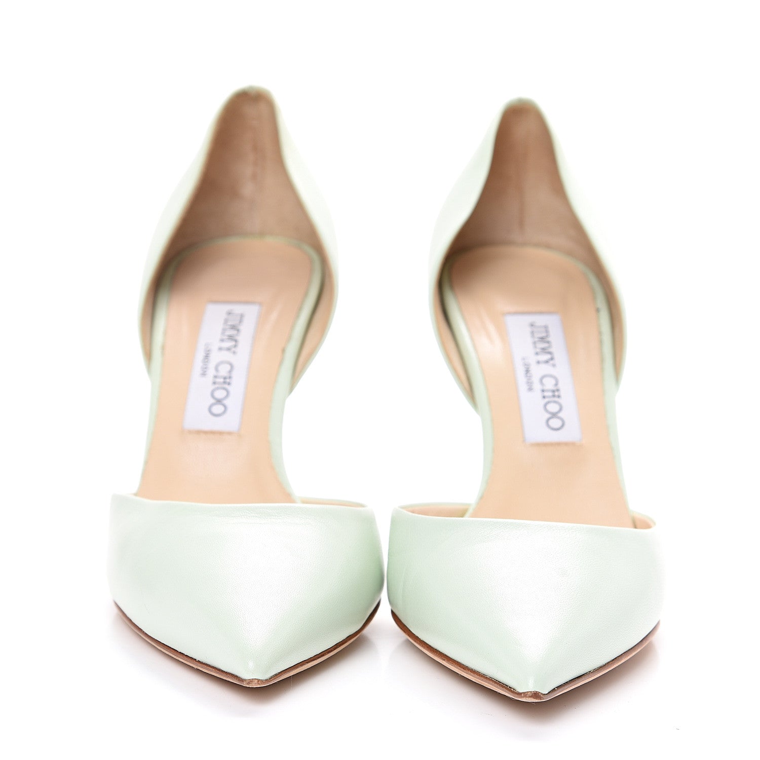Jimmy Choo Calfskin Addison d'Orsay Pump 39 Key Lime 2 of 8