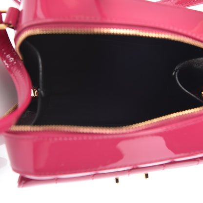 Saint Laurent Patent Matelasse Monogram Toy Vicky Camera Bag Bubblegum 5 of 8