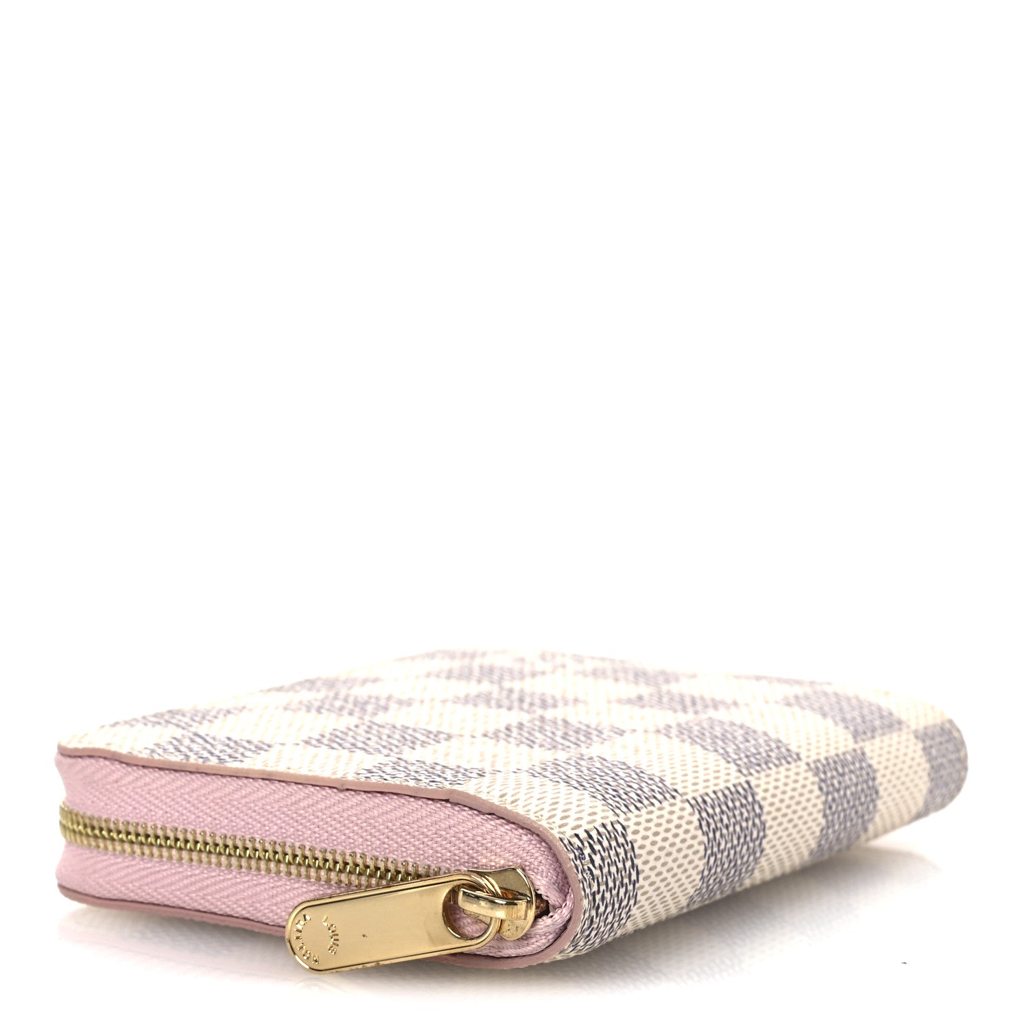 Louis Vuitton Damier Azur Zippy Coin Purse Rose Ballerine 4 of 7