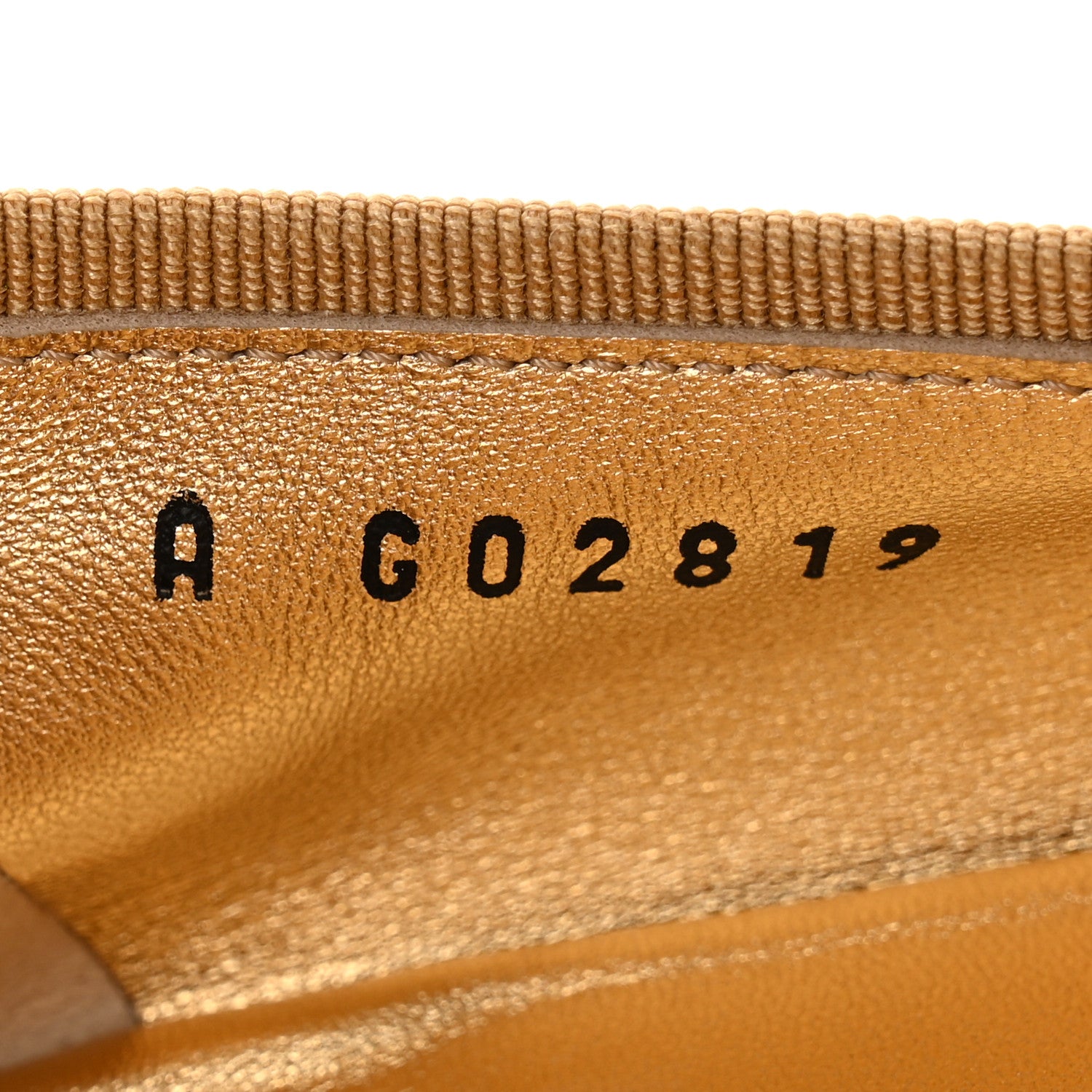 Chanel Metallic Laminated Lambskin Grosgrain CC Cap Toe Ballerina Flats 38 Dark Gold Black 7 of 11